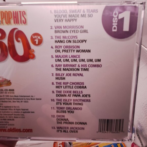 TOP OF THE POP HITS THE 60S VOLUME 1 (6) CD SET IN ORIGINAL BOX MULTIPLE ARTISTS - Picture 5 of 10